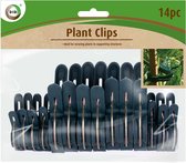 Pinces pour plantes vertes/clips pour plantes 14x pièces de 4,3 et 6,3 cm - Anneaux de fixation Plantes - Pinces - Clips