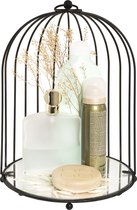 QUVIO de salle de bain pour maquillage ou parfum / Organisateur de maquillage / Organisateur de parfum / Organisateur de salle de bain - Cage à oiseaux décorative