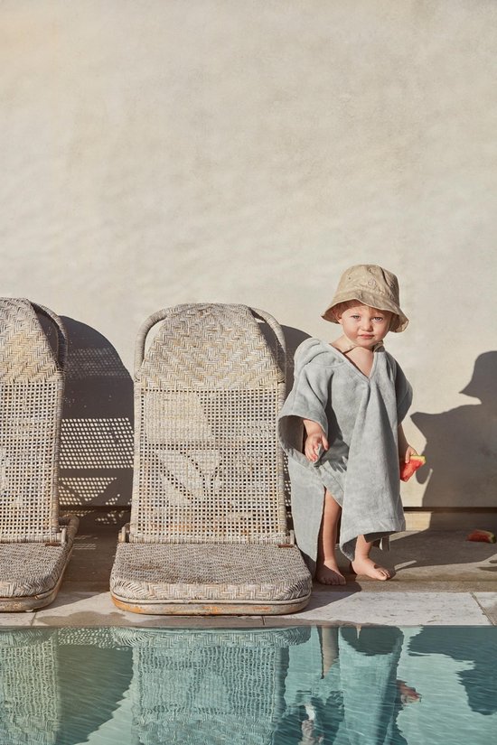 Elodie Bad Poncho Kinderen - Badponcho - Badcape - Poncho Kind - 1-3 jaar - Sunny Day Yellow van Elodie — afbeelding 3
