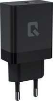 UNIQ Accessory Snellader PD 25W Adapter met USB Type-C kabel - Zwart