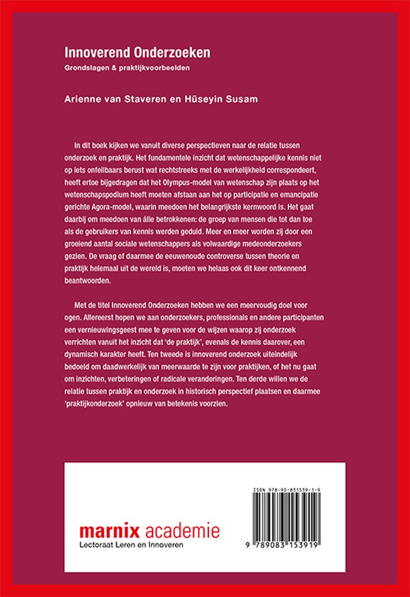 Innoverend onderzoeken - back cover