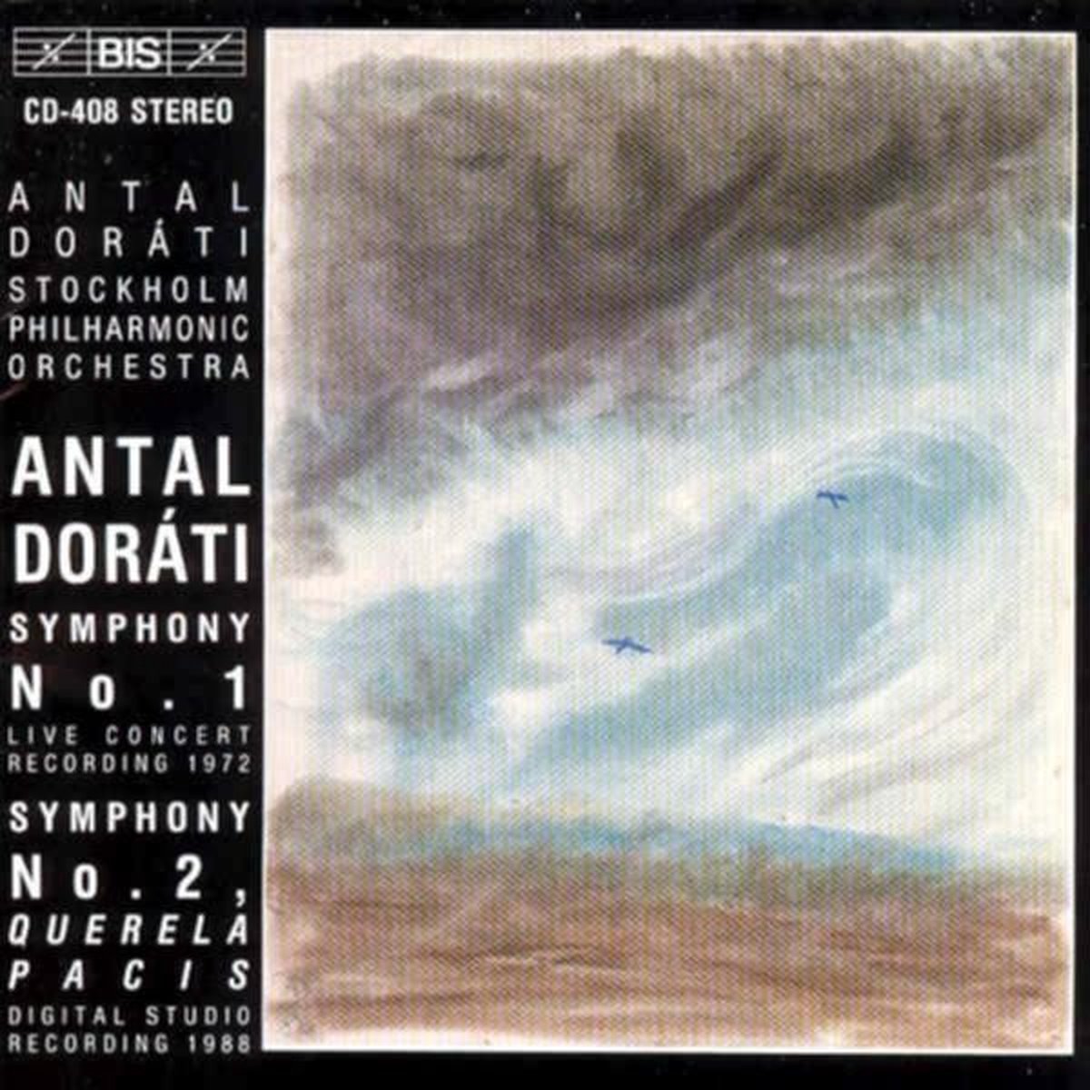 Stockholm Philharmonic Orchestra - Symphony No.1/Symphnoy No.2 (CD)