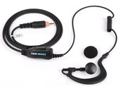 DerComms® Oorhanger - headset - oortje voor Motorola CLP446e en CLPe portofoon