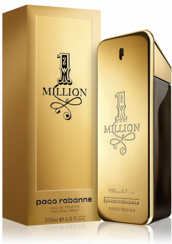 Paco Rabanne 1 Million 200 ml Eau de Toilette - Herenparfum - Paco Rabanne