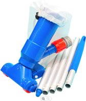 Zwembad stofzuiger - Zwembad bodem reiniging - Inclusief 5-delige steel (140cm) - Bodemzuiger zwembad - Zwembadstofzuiger - Jacuzzi onderhoud - Blauw