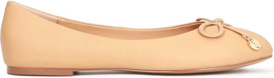 Ballerines En Cuir Goodin - Beige/marron Clair Avec Nœud - Pointure 39 - Neuves Sans Boîte