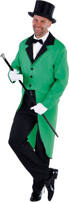 Gene Kelly Show Slipjas Groen Man | XL | Carnaval kostuum | Verkleedkleding