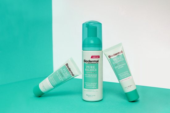 Biodermal Pure Balance Skin Renewing Cleansing Mousse -  gezichtsreiniging  - Gezichtsreinigings mousse - 150ml