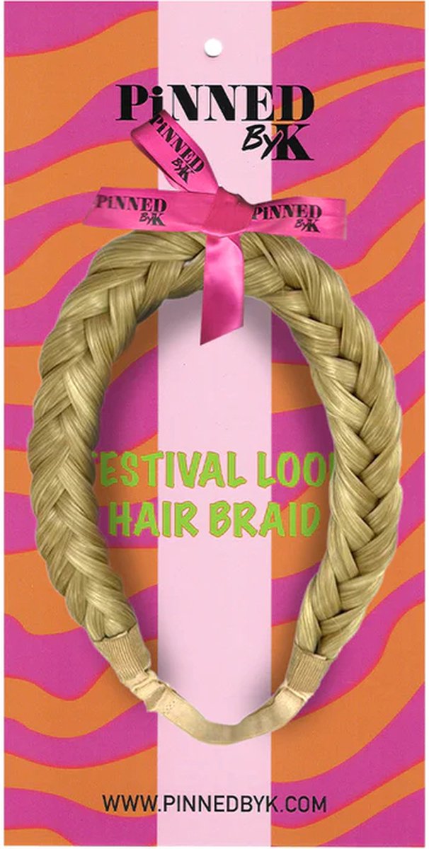 Pinned By K - Hair Braids - Light Blonde - Festival Look - Haarband - Haarvlecht