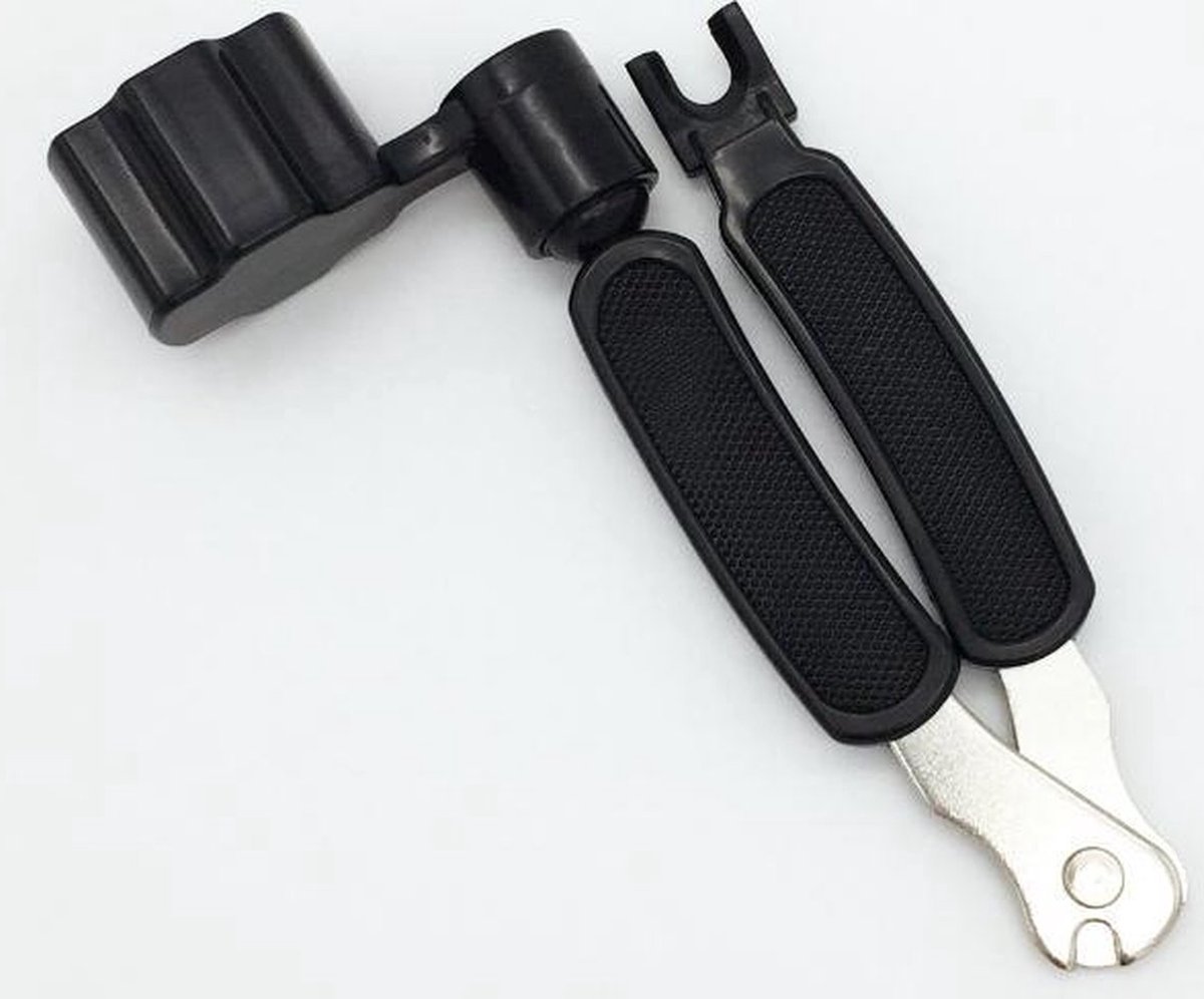 ***Snarenwinder van Heble®-Onderhoudsset voor gitaarsnaren: 3 In 1 Gitaar Snaren Vervanger-Knippen -Aandraaien en pinnen Trekken. Handig,veelzijdig en compact. Is gemakkelijk op te bergen in je gitaar tas***