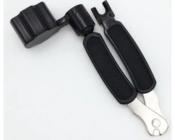 ***Snarenwinder van Heble®-Onderhoudsset voor gitaarsnaren: 3 In 1 Gitaar Snaren Vervanger-Knippen -Aandraaien en pinnen Trekken. Handig,veelzijdig en compact. Is gemakkelijk op te bergen in je gitaar tas***