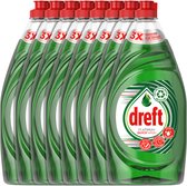 Dreft Platinum Quickwash Original - Liquide vaisselle liquide - Nettoyage jusqu'à 3 fois plus rapide de la graisse - Pack économique 8 x 780 ml