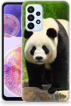 Bumper Hoesje Geschikt voor Samsung Galaxy A23 Smartphone hoesje Panda