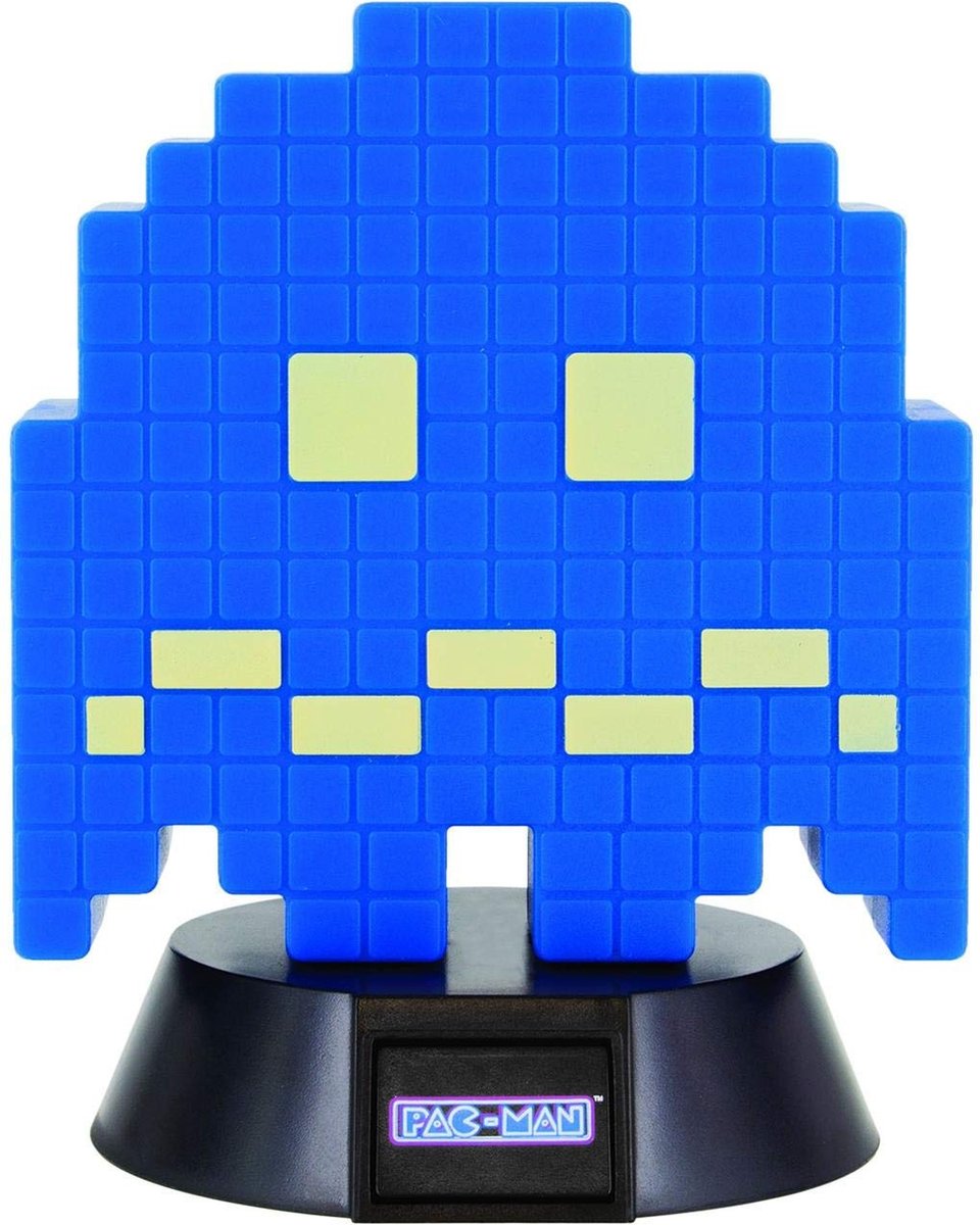 Paladone Lamp Pac-man: Turn To Blue Ghost Icon Light 10 Cm Blauw
