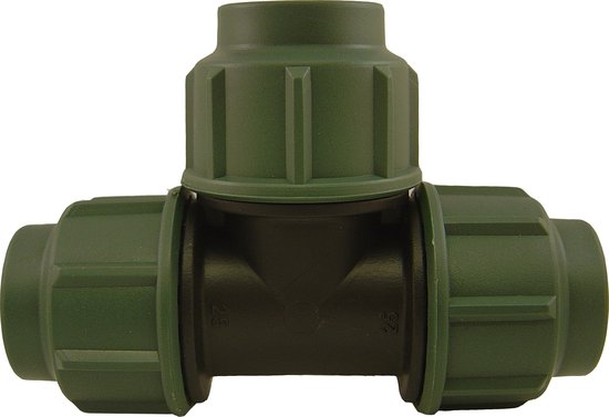 PE tyleen T-stuk 25mm hulpstuk (10 stuks) knelkoppeling - beregening ...
