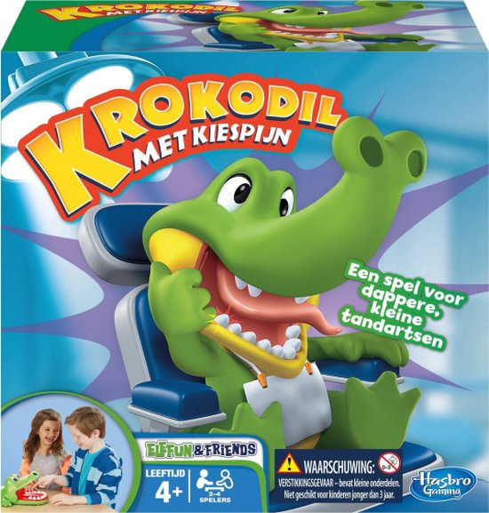 Krokodil met Kiespijn - Actiespel - Hasbro Gaming Classic - Gezelschapsspel