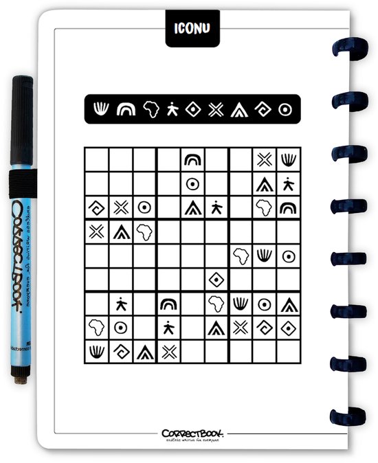 Thumbnail van een extra afbeelding van het spel Correctbook Forever Gamebook - Uitwisbaar / Whiteboard spelletjesboek