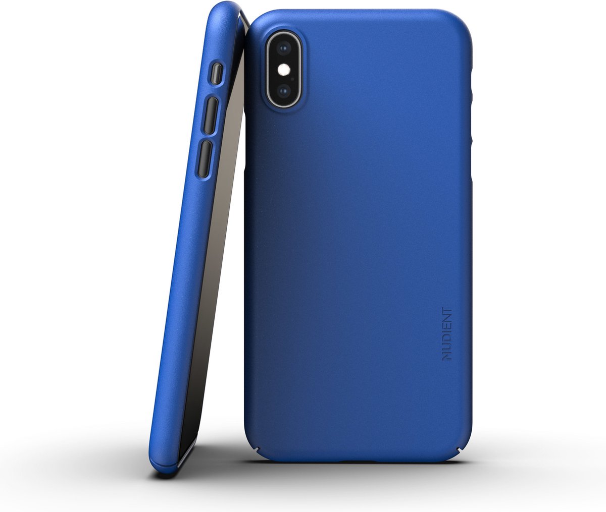 Nudient Thin Precise Case Apple iPhone XS V3 - Blauwprint - Blauw