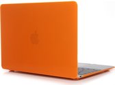 Mobigear Laptophoes geschikt voor Apple MacBook Air 13 Inch (2010-2019) Hoes Hardshell Laptopcover MacBook Case | Mobigear Glossy - Oranje - Model A1369 / A1466
