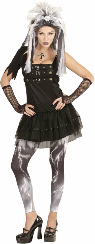 Widmann - Gotisch Kostuum - Korte Gothic Punk - Vrouw - zwart - Large -  Halloween -... | bol.com
