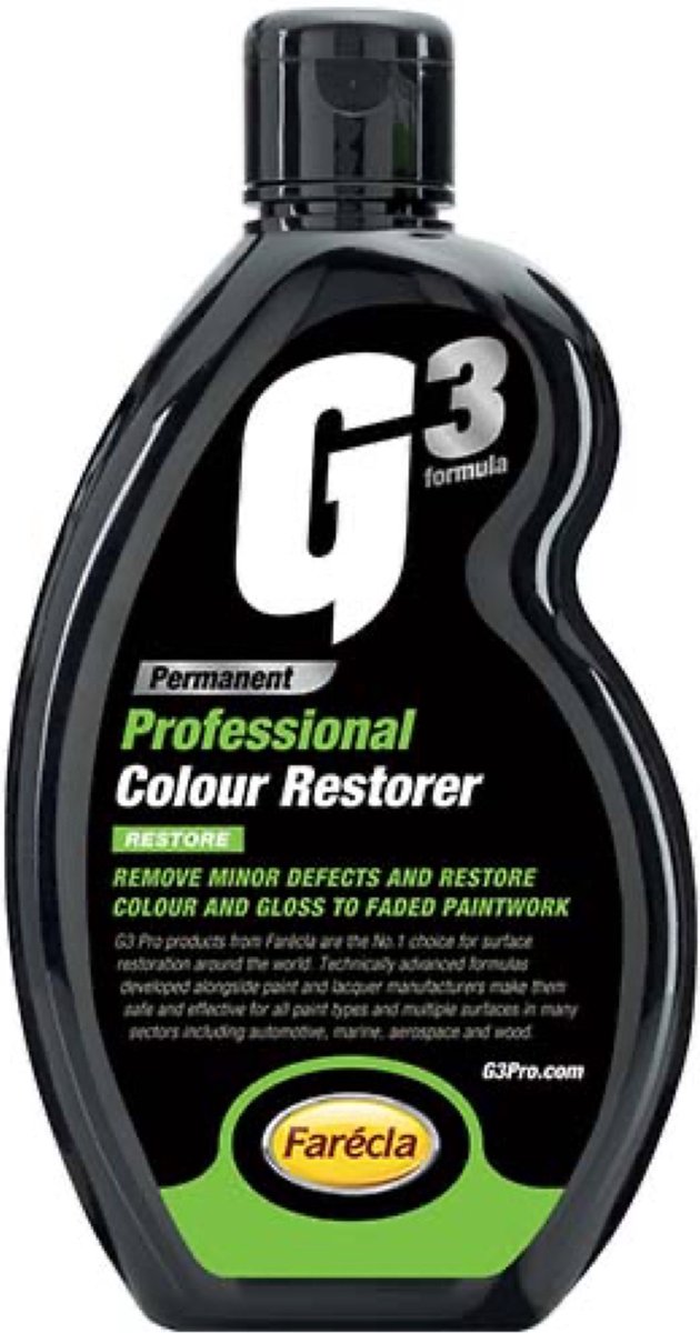 Farécla I G3 I Professional Colour Restorer I Kleur en glans hersteller I Lak hersteller I 500ml