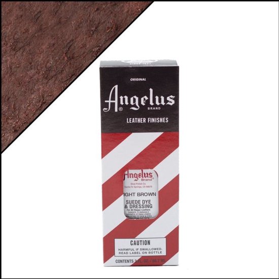 Angelus Suède Dye - Indringverf - voor suède stoffen - 90 ml - Lichtbruin