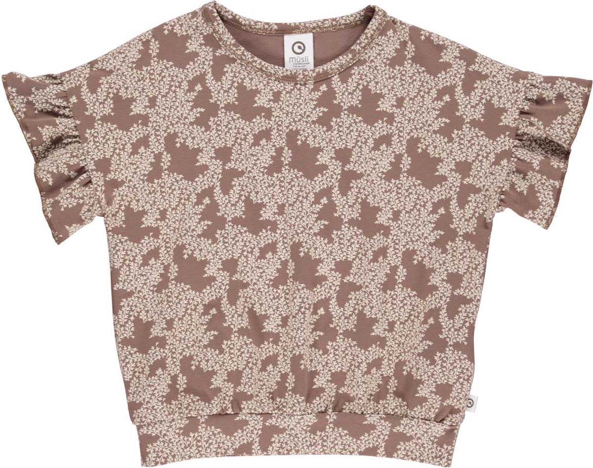 Müsli Reed Waist Shortsleeve - T-shirt - Korte Mouwen - Meisjes - Maat: 122