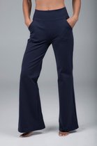 Fashionable Dames Fishtail Pants / Flare Broek | Wijde Broek | Navy - S
