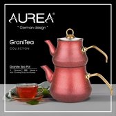 Aurea - Turkse theepot graniet coating - Bordeaux