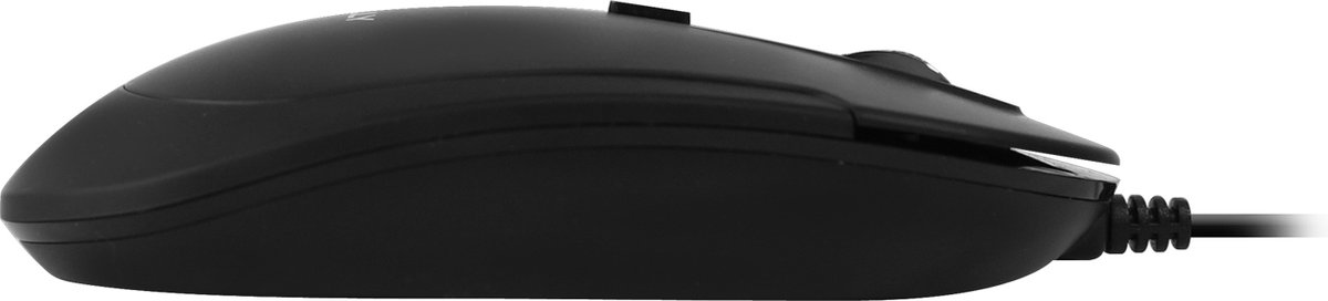 Macally UCDYNAMOUSE-B Optische bedrade USB-C-muis met stille klik - Zwart thumbnail 2
