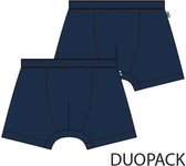 Woody - Jongens short Duopack - Marine - Basis ondergoed - 14 jaar