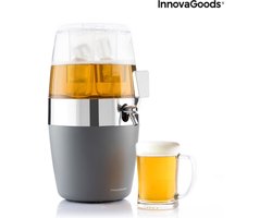 Biertap - Beertender - Biertoren - Bier Cadeau - Drank Dispenser - Gekoeld -Drankdispenser - Ruime opening - Rond - Incl. Tapkraantje 4 L