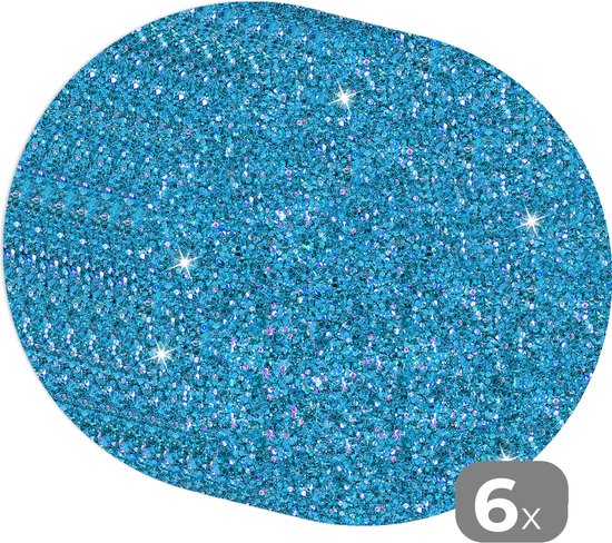 Sets de table ronds - Napperons ronds - Topaze - Sagittaire - Signe du zodiaque - Pierres précieuses - 6 pièces