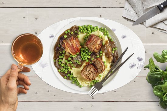 Napperons ovales - Sets de table - Sets de table ovales - Design - Pissenlit - Fleurs - 8 pièces