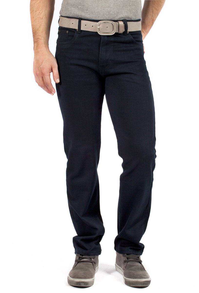 DJX Heren Jeans 221 Regular - Navy - W48 X L34