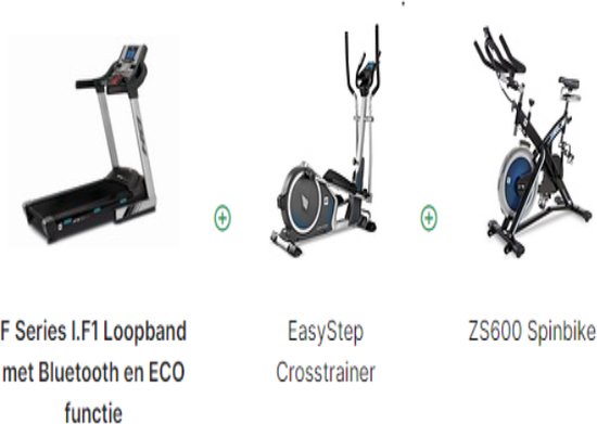 BH Fitness Cardiobundel - Loopband - Crosstrainer - Spinbike