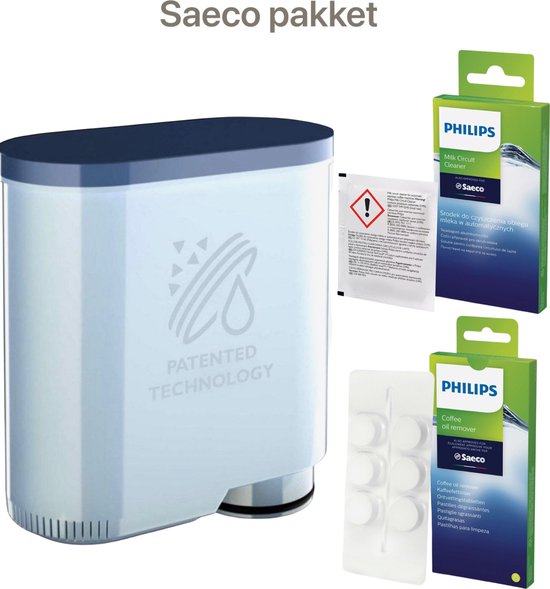 Philips Saeco Onderhoudspakket Aquaclean (waterfilter) + Coffee