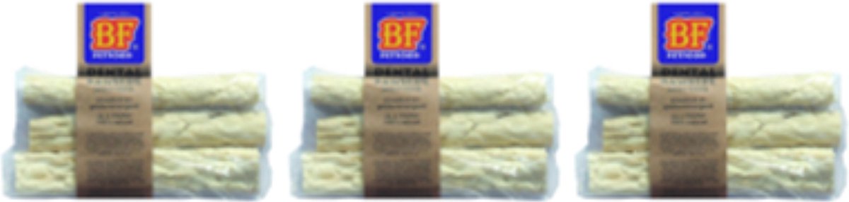 3x Biofood Kaantjes Hondensnack - Kauwsnack - small - 13 cm - 3 Stuks per verpakking