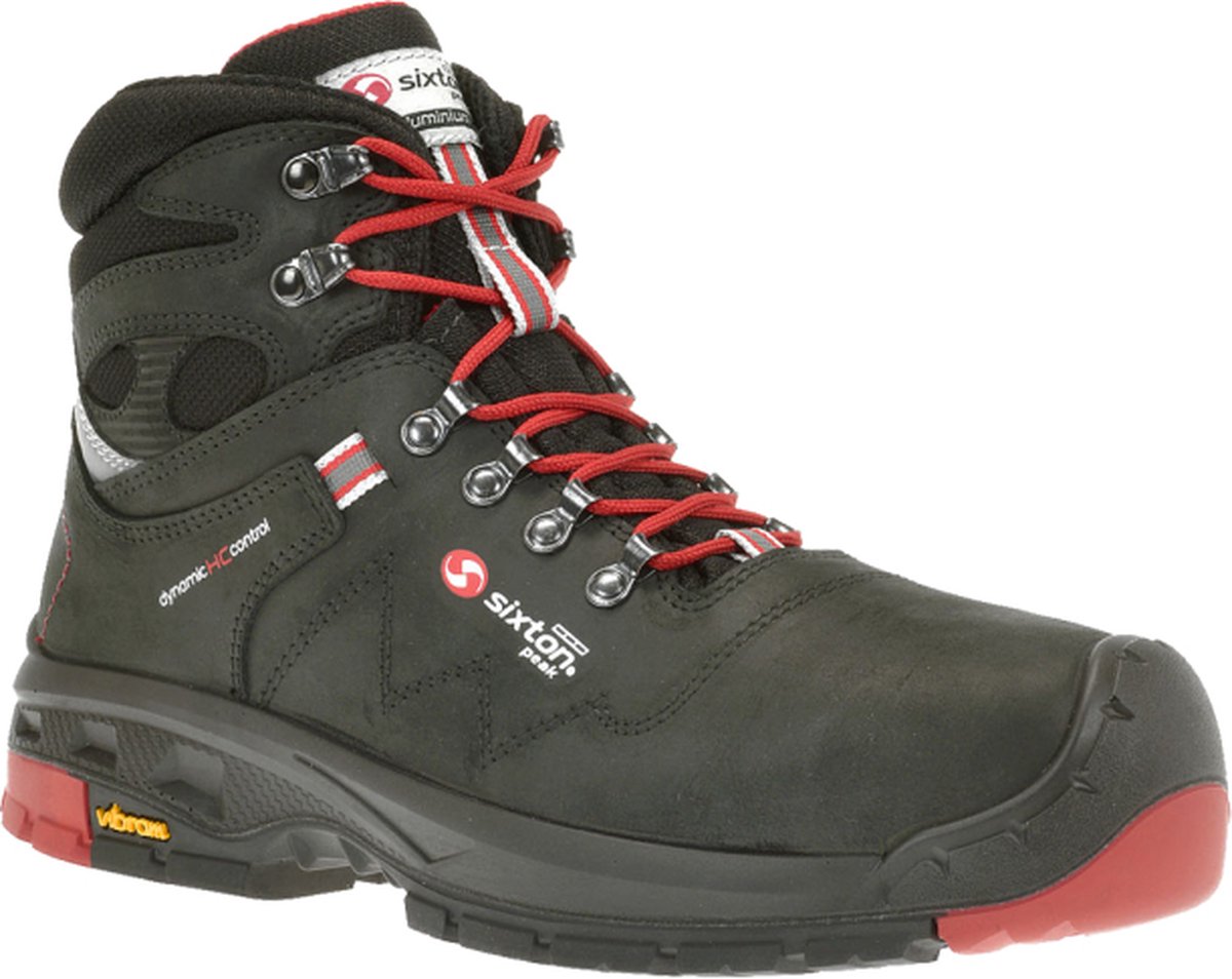 Sixton Tonale zwart/rood maat 43 | bol.com