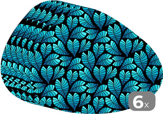 Set De 2 Napperons En Lin Scandi Bleu - Lavables Et Écoresponsables Pour Table Élégante