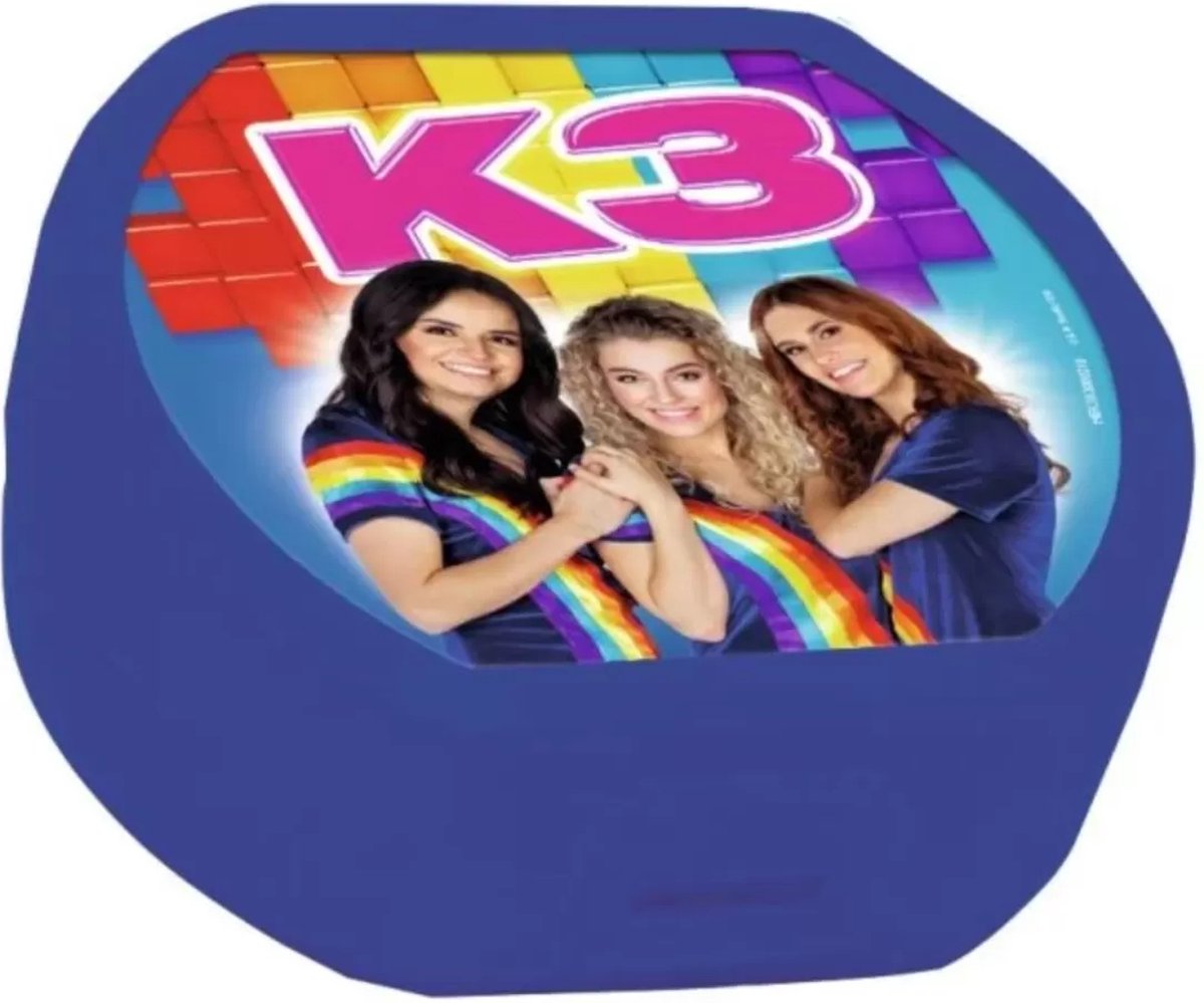 Goedkoopste K3 vershouddoos - donkerblauwe koekendoos - met Hanne, Marthe en Julia
