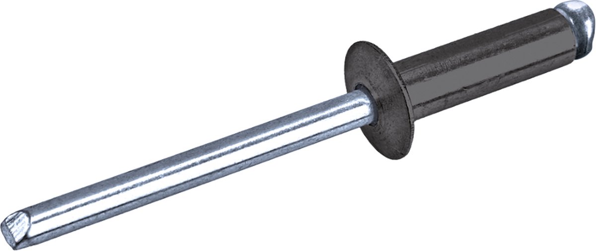GOEBEL® - 1000 x Gelakte blindklinknagels (Ø x L) 3,2 x 10 mm - Alu Aluminium AlMG 2,5 / Staal verzinkt - Vlakke kop - RAINBOW STANDARD - 7900532101 - ISO15977 - Popnagel