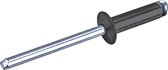 GOEBEL® - 500 x Gelakte blindklinknagels (Ø x L) 4,8 x 8 mm - Alu Aluminium AlMG 3,5 / Staal verzinkt - Vlakke kop - RAINBOW STANDARD - 7900548800 - ISO15977 - Popnagel