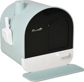 Bol.com PawHut Kattenbak met houten pootjes D31-050 aanbieding
