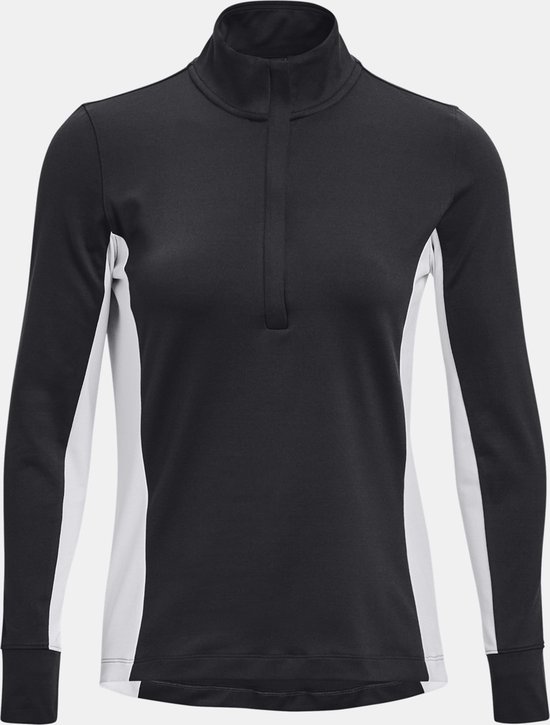 UA Storm Midlayer 1/2 Zip-Jet Gray / Black / Metallic Silver