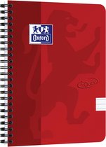Oxford Touch - Schrijfblok - A5 - Gelijnd - 140 pagina's - 90g - soft cover - rood