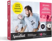 Speedball Starterkit - Hobbypakket - zeefdrukken beginnersset - voor op textiel - inclusief verf