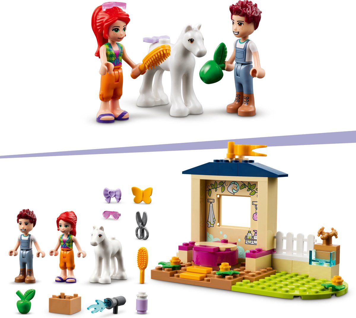LEGO Friends Ponywasstal - 41696 — afbeelding 4