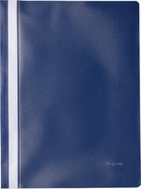 Pergamy snelhechtmap, ft A4, PP, pak van 25 stuks, donkerblauw 16 stuks