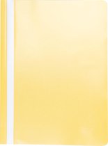 Pergamy snelhechtmap, ft A4, PP, pak van 25 stuks, geel 16 stuks